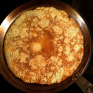 cooked pancake on gray metal cooking pot thumbnail