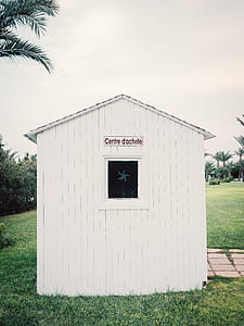 White Wooden Shed thumbnail