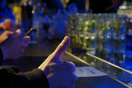 person showing thumbs up hand gesture thumbnail