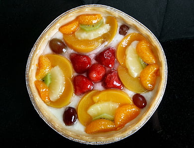 fruit dessert served on beige bowl thumbnail