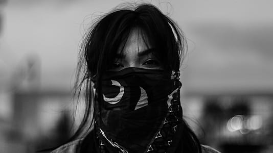 grayscale photography of woman thumbnail