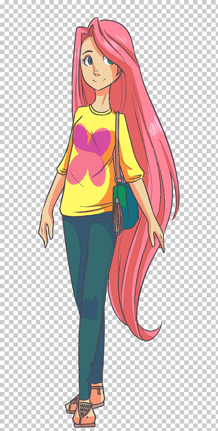 Pony Twilight Sparkle Rainbow Dash Fluttershy Rarity Long Hair