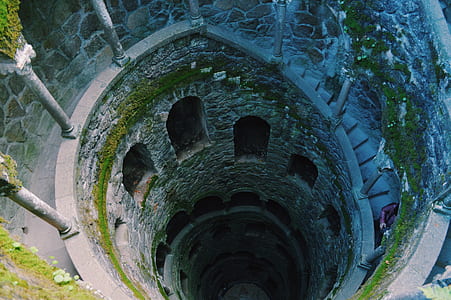 view of spiral concrete staircase thumbnail