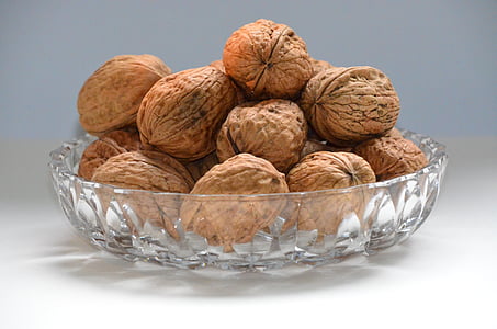 photo of chestnuts on top of clear glass bowl thumbnail