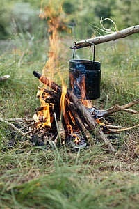 casserole on top of burning wood thumbnail