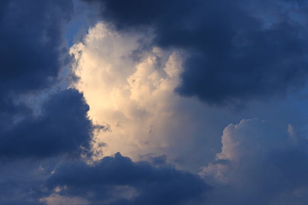 low angle photography of blue sky thumbnail