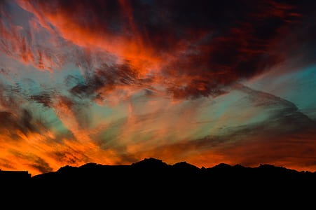 Green,skies,and Black Clouds Photography thumbnail