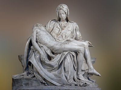 woman carrying man statue thumbnail
