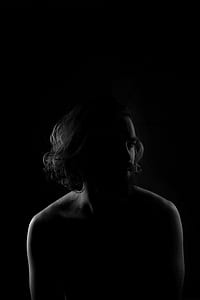 grayscale photography of topless man posing for photo thumbnail