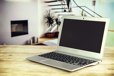 wood, apple, desk, laptop thumbnail