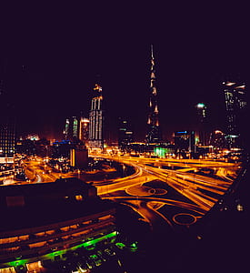 time lapse photography of a city during night time thumbnail