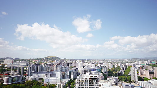 wide angle photo of buildings thumbnail
