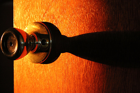 silhouette of door knob thumbnail