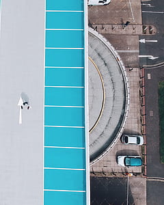 aerial photography of road during daytime thumbnail