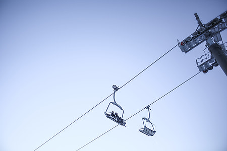 Sky and Ski Lift Minimal thumbnail