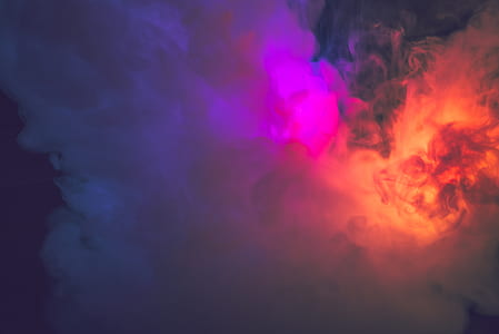 low-angle photography of red and purple sky thumbnail