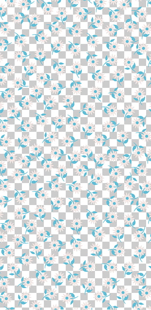 Blue flower Blue flower, Fresh blue flowers shading background material, white and blue floral illustration PNG clipart
