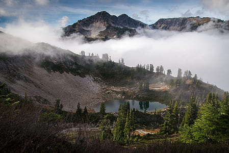 landscape, nature, water, mountain thumbnail