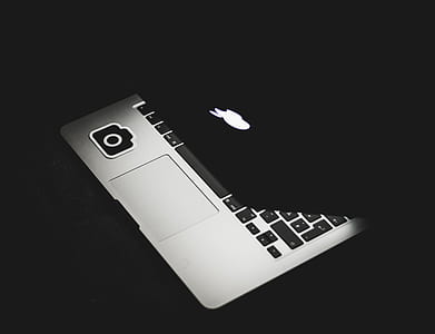 half opened silver MacBook thumbnail