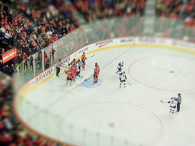 hockey players playing on hockey stadium thumbnail