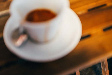 Blurred cup of coffee thumbnail