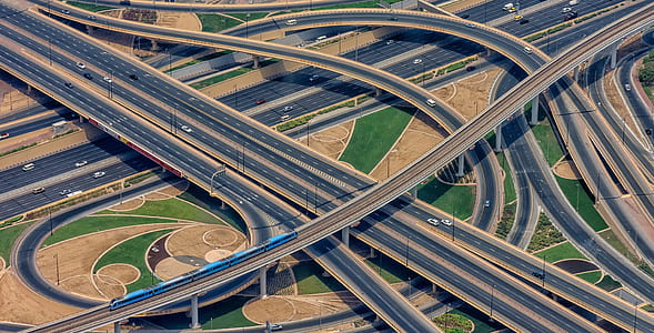 bird's-eye view of roadway thumbnail