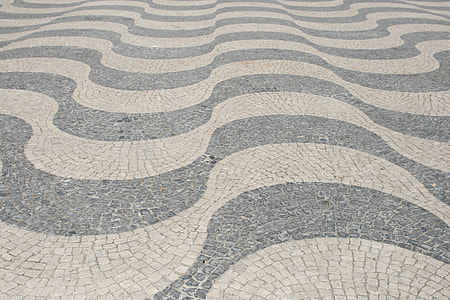 gray and beige mosaic pavement thumbnail