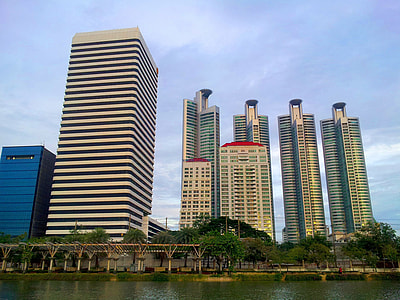 low angle building near water thumbnail
