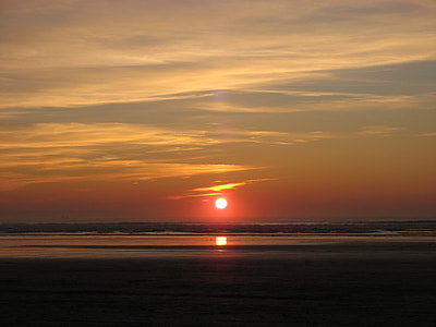 beach during sunset thumbnail
