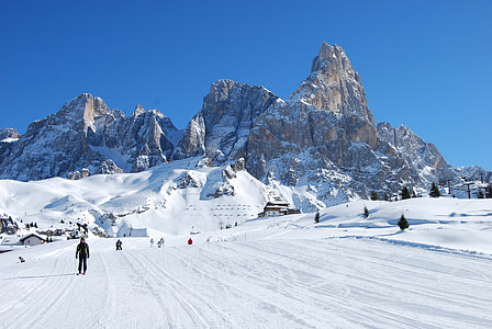 people standing near mountains during daytime thumbnail