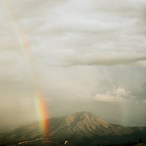 rainbow near mountain thumbnail