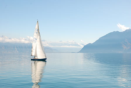 sea, landscape, mountains, nature thumbnail
