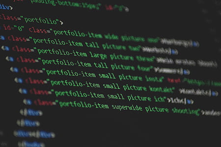 macro shot of computer language codes thumbnail