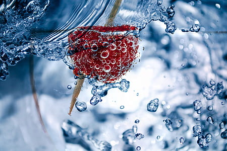 selective focus photograph of stick drip in water thumbnail