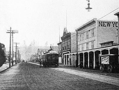 Eighth Street, 1884 in Hoquiam, Washington thumbnail