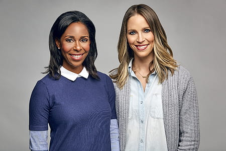Women Posing for Photo while Smiling thumbnail