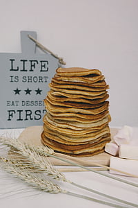 pancakes stacked on each other thumbnail