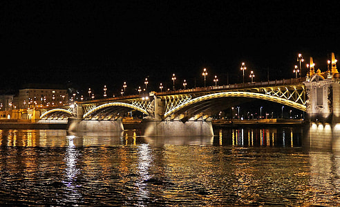 Budapest At Night, Margaret Bridge thumbnail