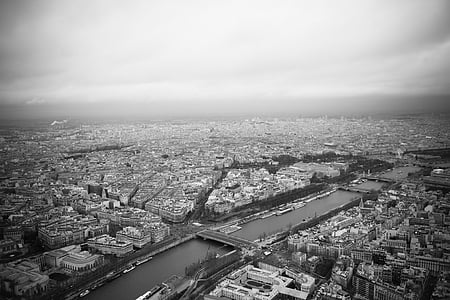 grayscale photography of city scape thumbnail