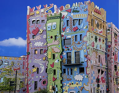 multicolored building art design thumbnail