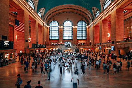 people inside Central Station, New York thumbnail