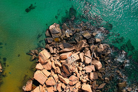 Boulders Beside Body of Water thumbnail