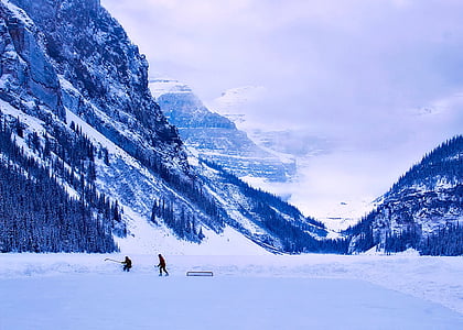 man walking on snow thumbnail