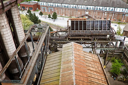 aerial photography of brown industrial machine thumbnail