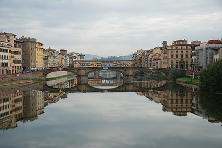 arched bridge between buildings thumbnail
