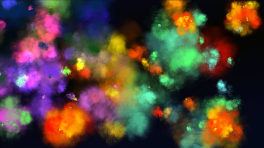 black and multicolored nebula wallpaper thumbnail
