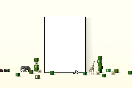 white board with small green cubes thumbnail