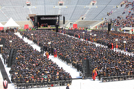 Rows of Graduates in Madison, Wisconsin thumbnail