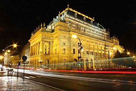 time lapse photography street near museum thumbnail