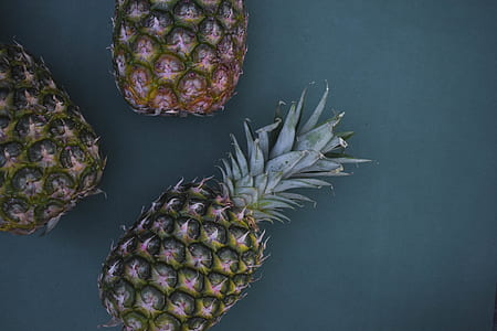 several green pineapples thumbnail